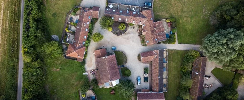 Aerial view photo for Farms and Estates mortgages, specialist lending.